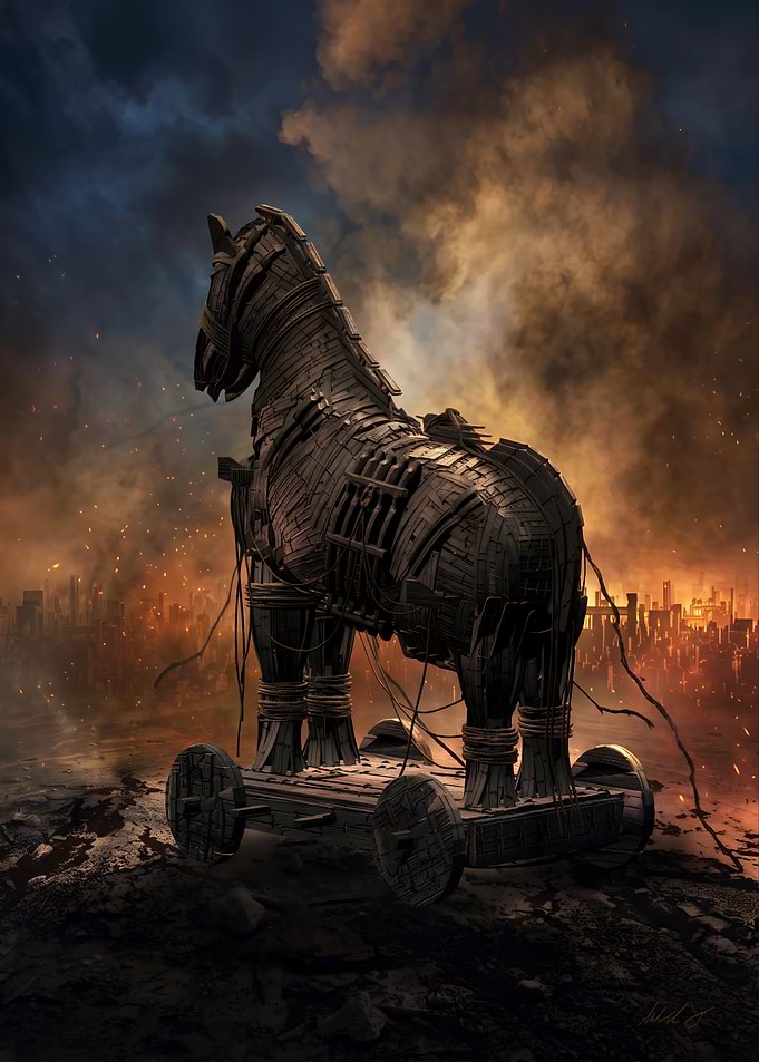 The Trojan Horse in Battle