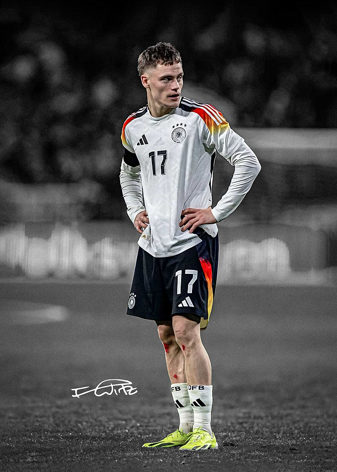 Florian Wirtz Germany National Team Portrait