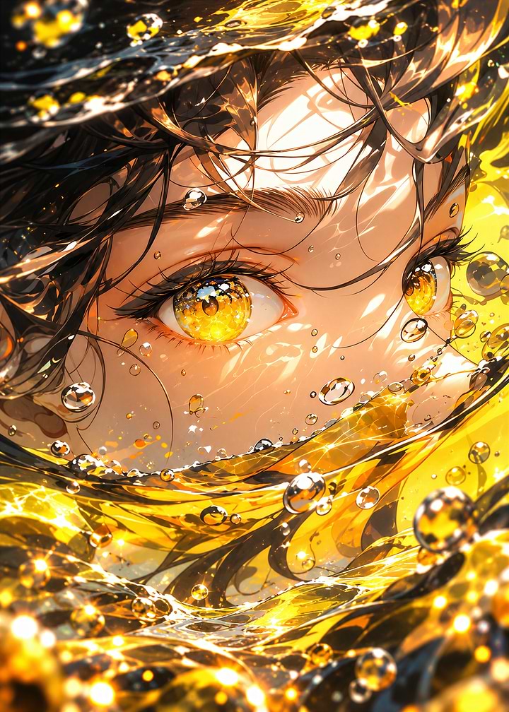 Swirling Light - Anime Eyes