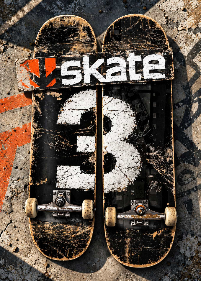 Skate 3 Branded Skateboard Decks