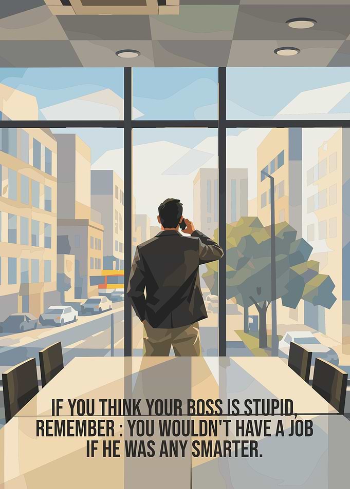 Funny Office Quote Wall Art