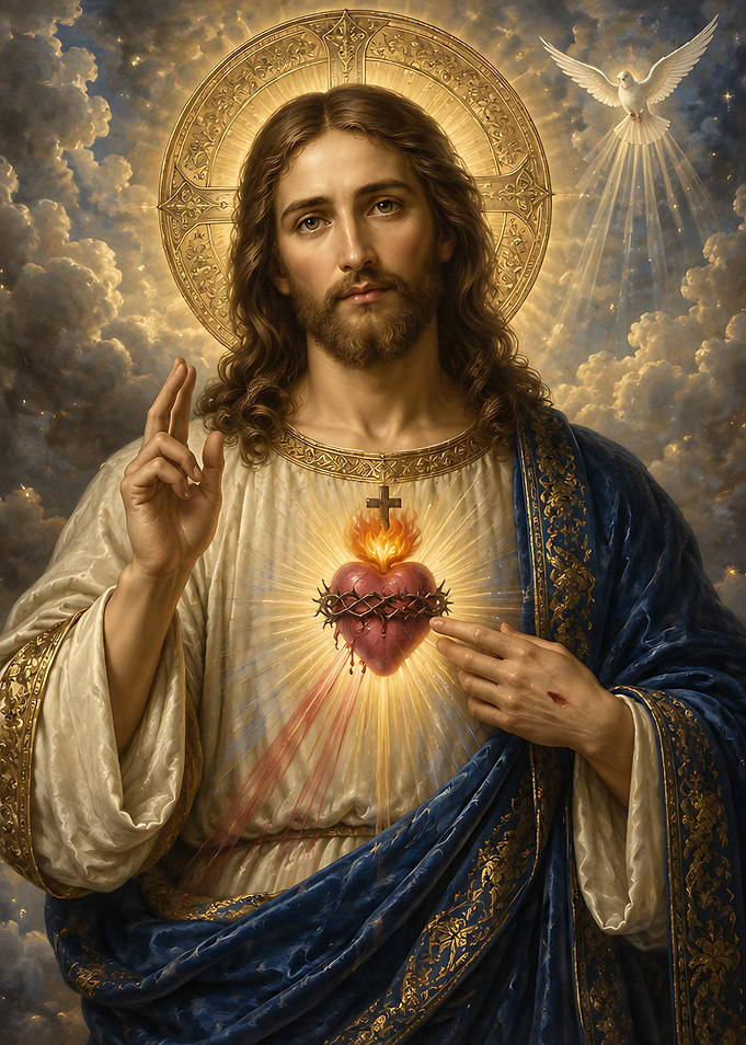 Sacred Heart of Jesus Portrait