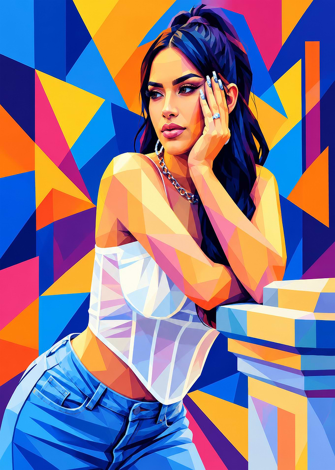 Kimberly Loaiza Pop Art Portrait