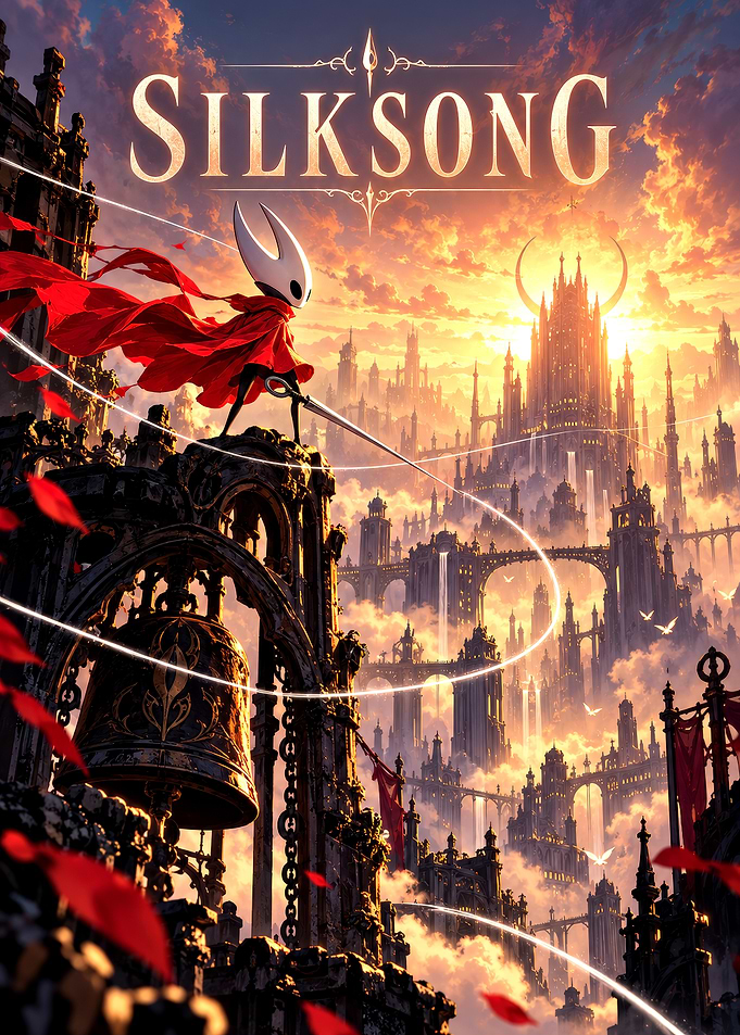 Hollow Knight Silksong Fantasy Landscape