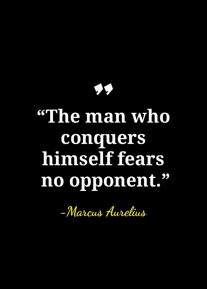 Marcus Aurelius Inspirational Quote Poster