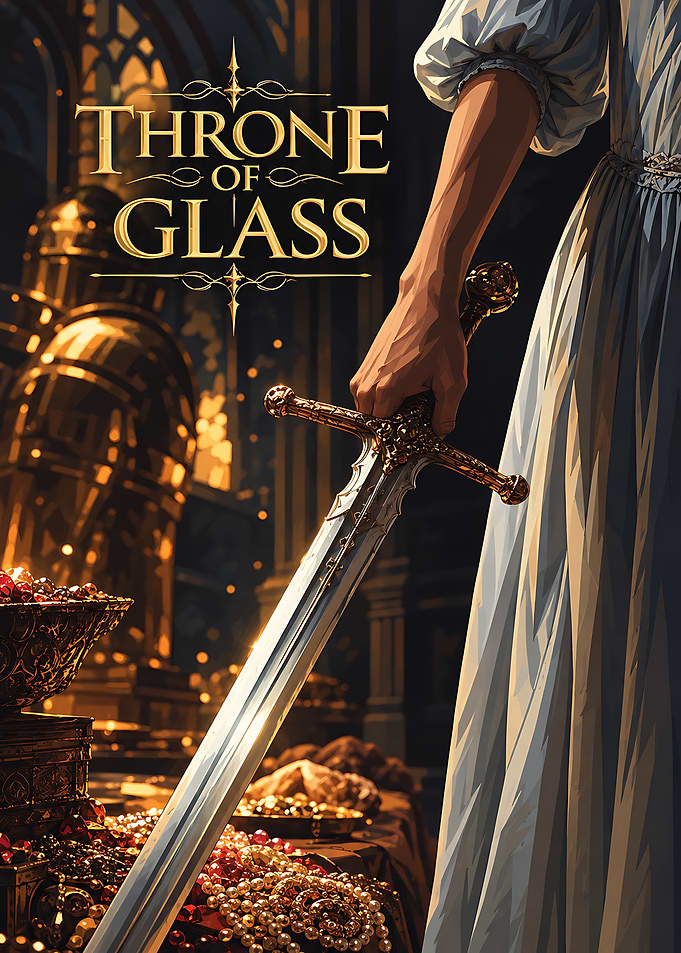 Throne of Glass Book Cover Art