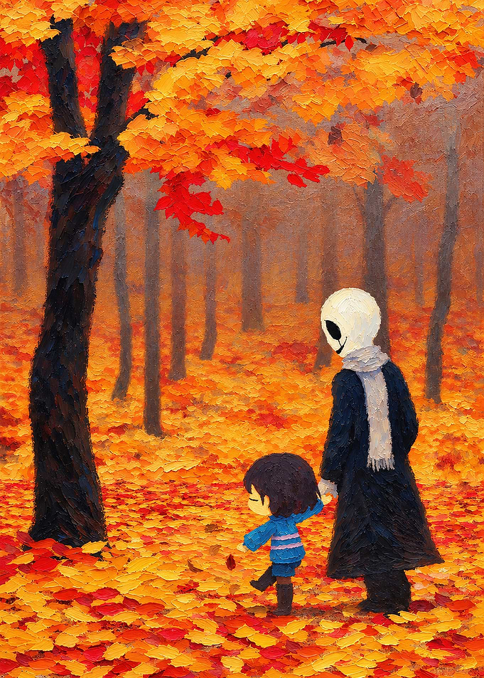 W.D. Gaster and Frisk in Autumn