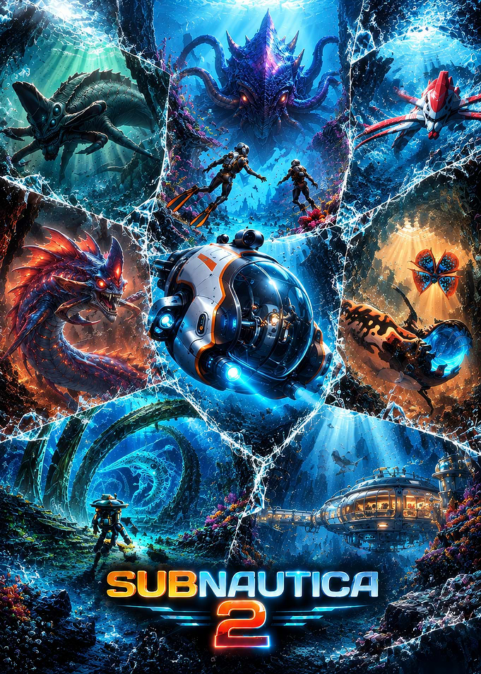 Subnautica 2 Underwater Exploration Poster