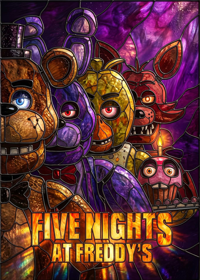 Five Nights at Freddy's Stained Glass