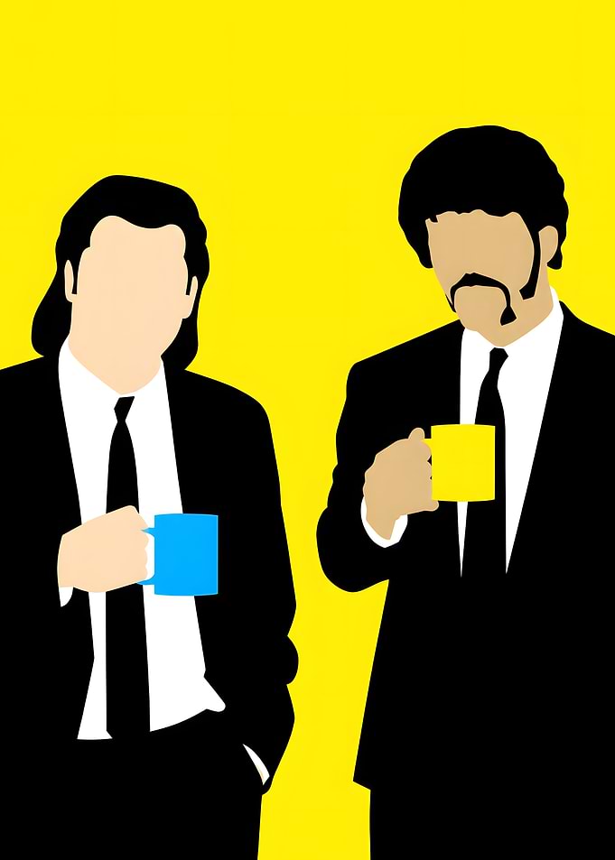 Pulp Fiction Minimalist Art Print