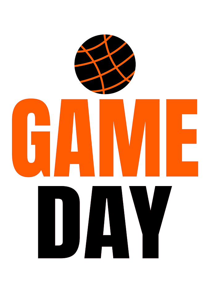 Game Day Basketball Graphic