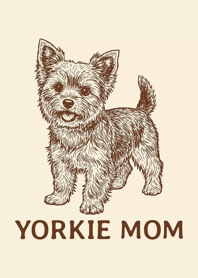 Yorkie Mom Yorkshire Terrier Mama Dog Lover Mother