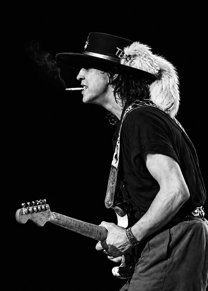 Stevie Ray Vaughan Playing Guitar