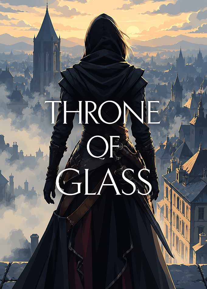 Throne of Glass Fantasy Book Cover