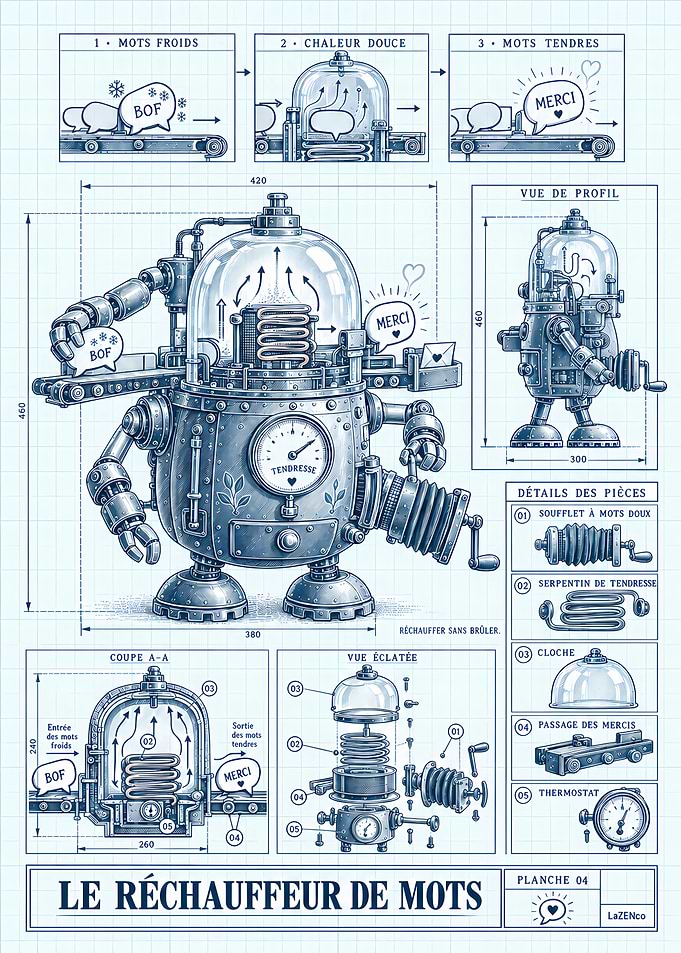 Le Réchauffeur de Mots Blueprint