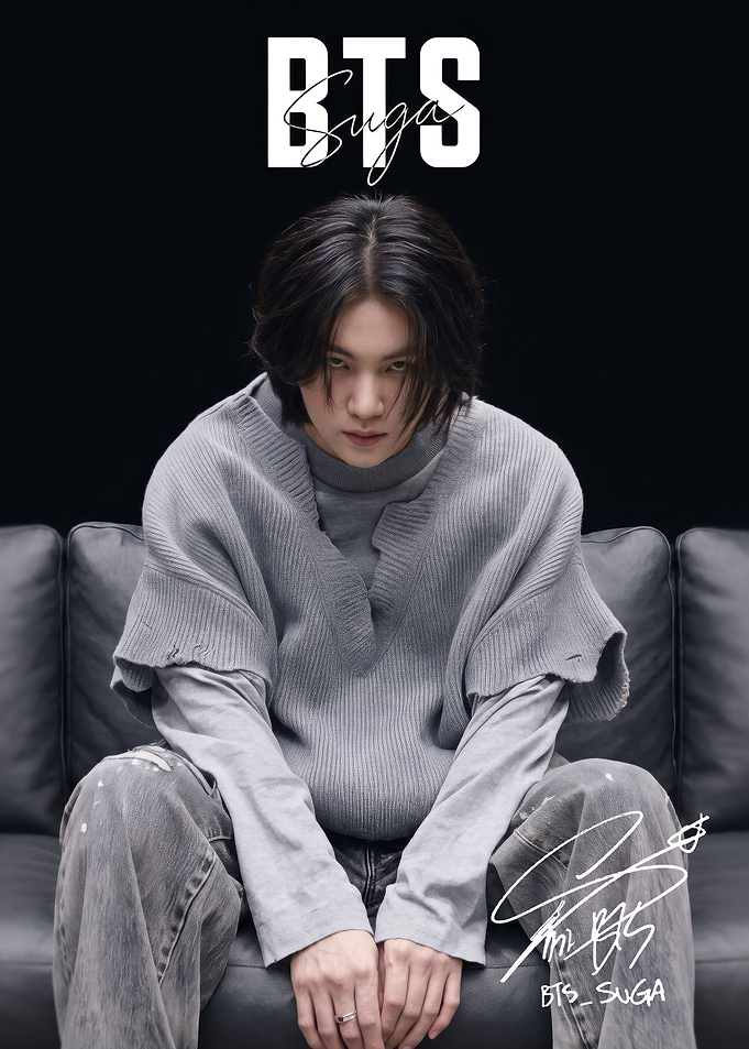 BTS Suga Portrait Poster