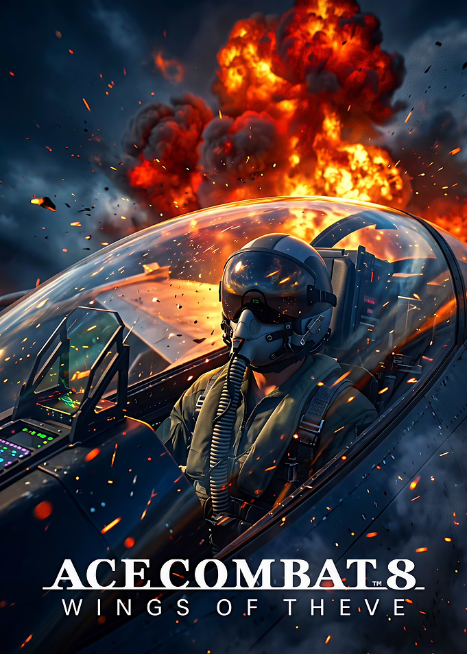 Ace Combat 8 Fighter Pilot Poster