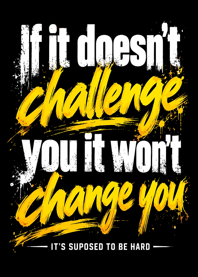 IT'S SUPPOSED TO BE HARD Quote
