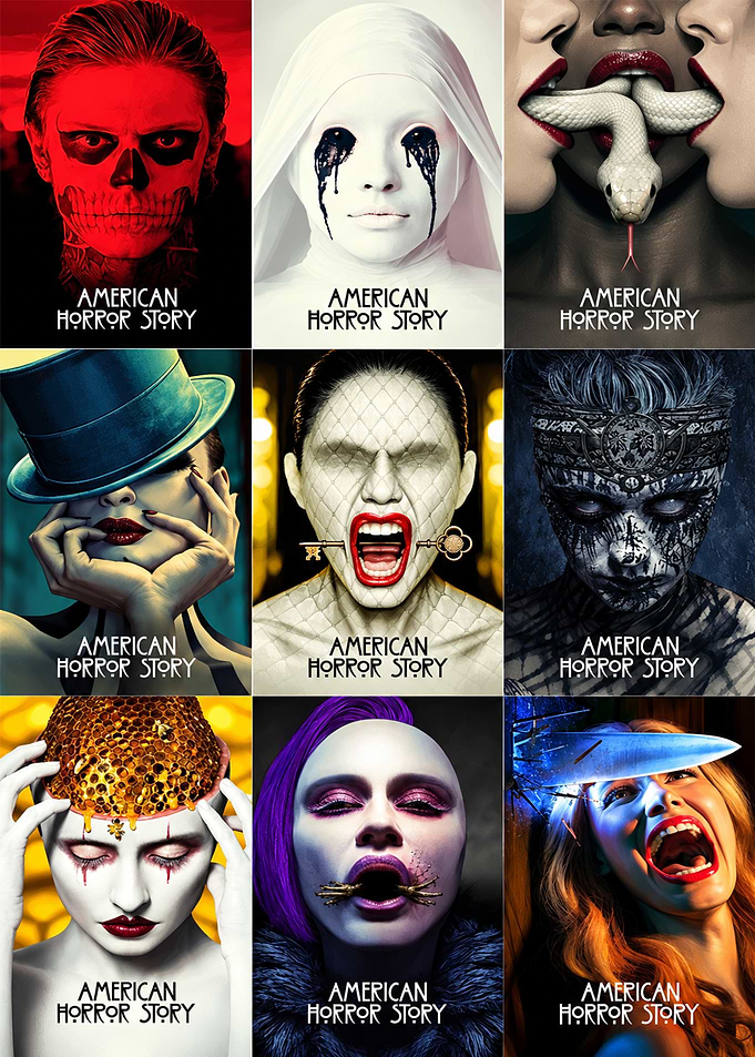 American Horror Story Collage Poster