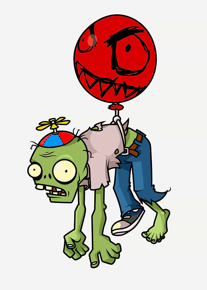 Balloon Zombie from Plants vs. Zombies