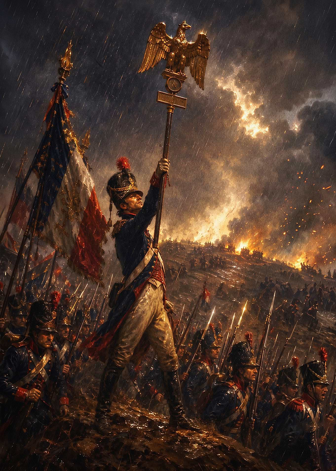 Napoleonic Wars Battle Standard Art
