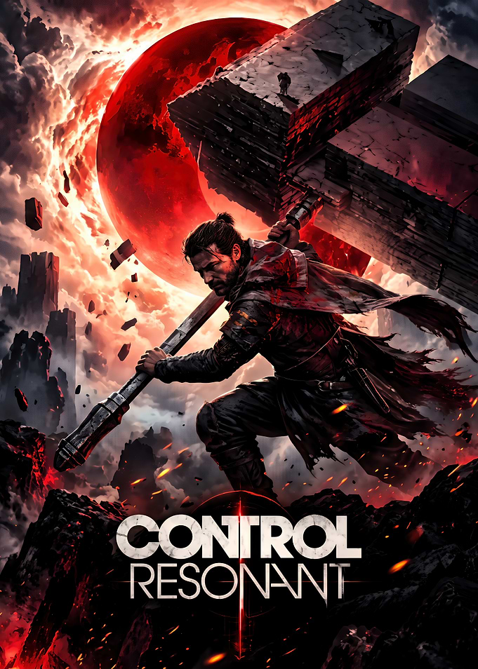 Control Resonant Fantasy Warrior Poster