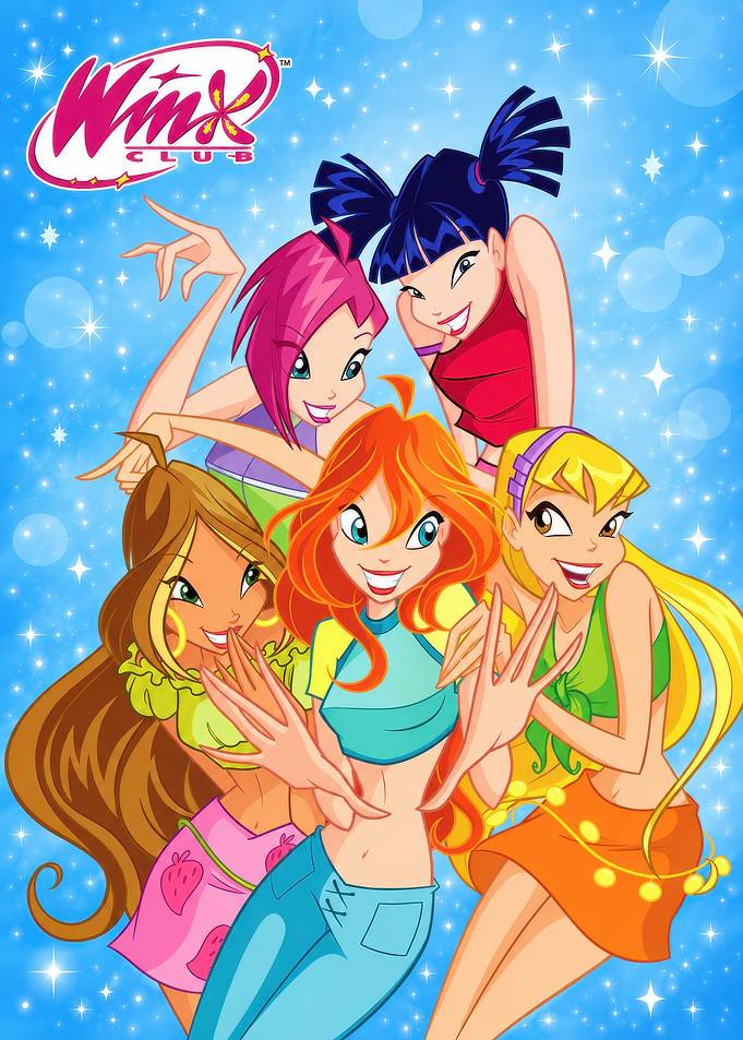 Winx Club Main Characters Group Portrait