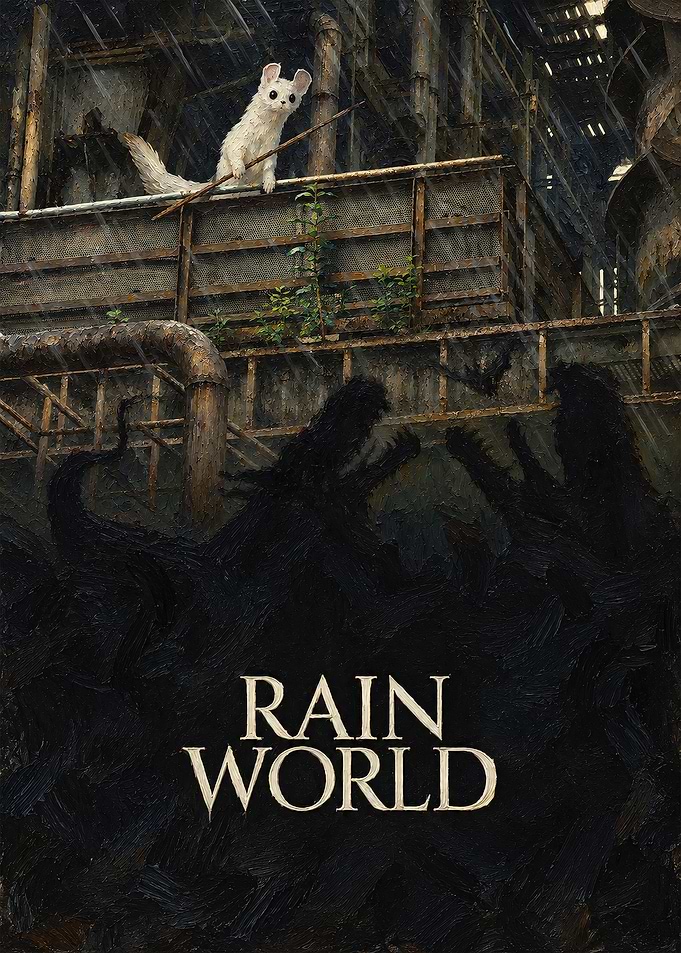 Rain World Slugcat Poster