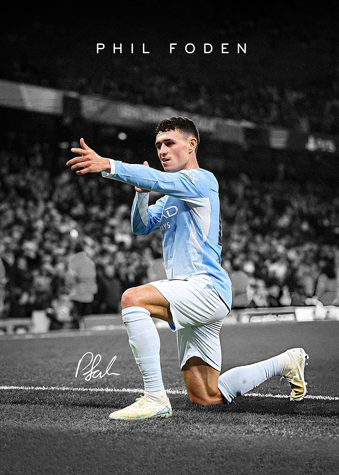 Phil Foden Poster
