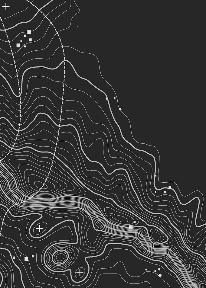 Minimalist Topographical Maps Contour Lines
