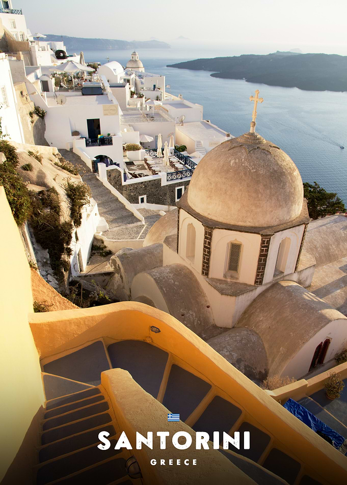 Santorini Greece Scenic View