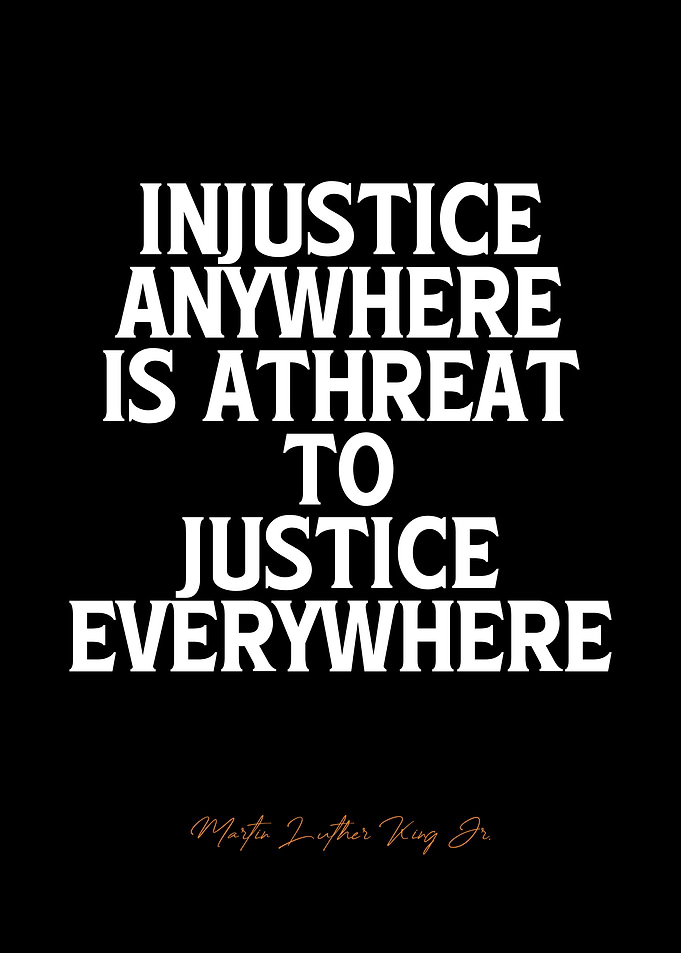 Martin Luther King Jr. Quote Poster