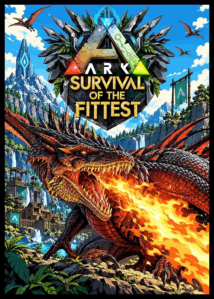 ARK Survival of the Fittest Pixel Art