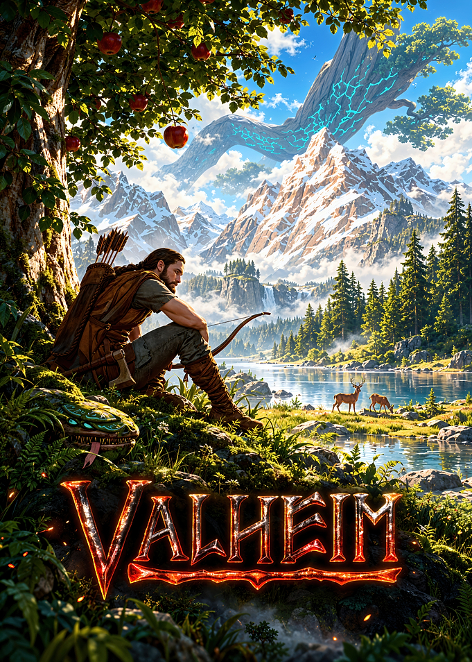 Valheim Viking Archer Landscape