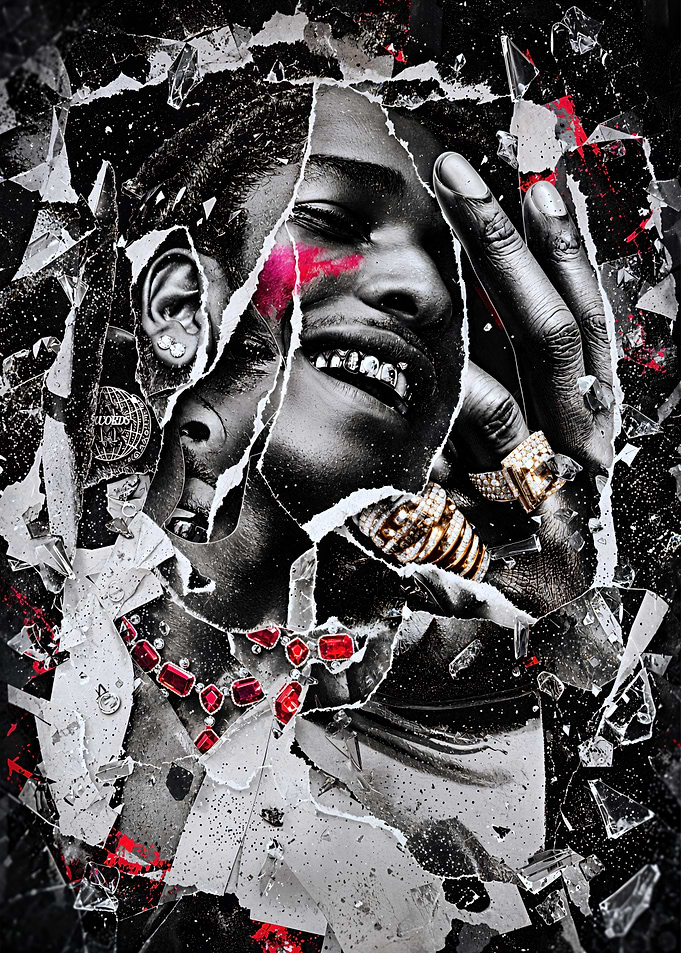 A$AP Rocky Artistic Portrait