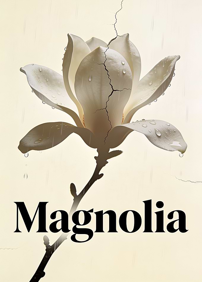 Magnolia Flower Poster