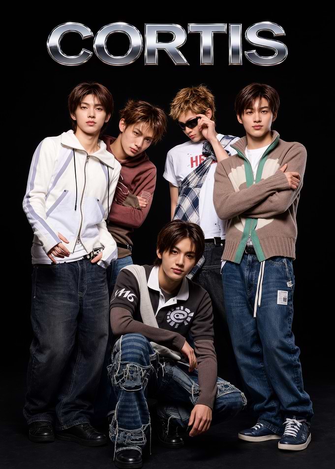 CORTIS Boy Band Group Portrait
