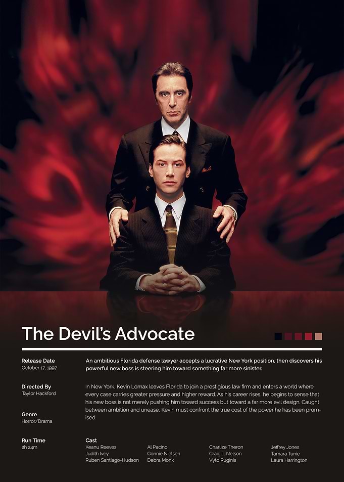 The Devil's Advocate Movie Poster