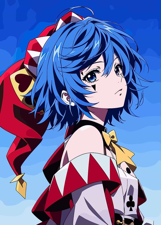 Anime Girl Jester Costume Portrait