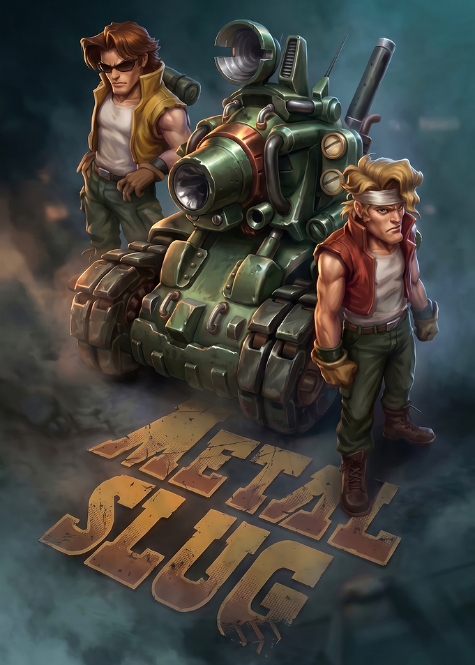 Metal Slug Soldiers and Tank