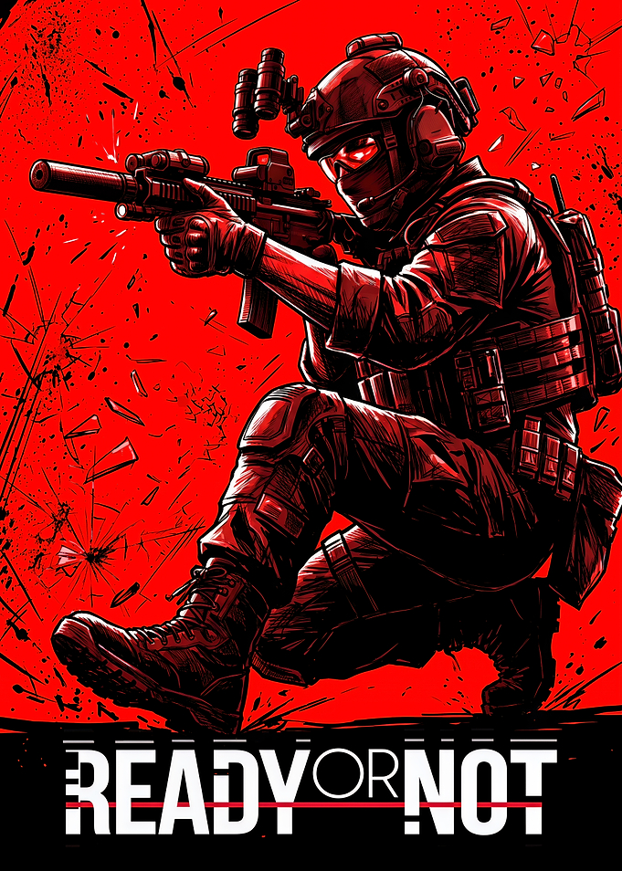 Ready or Not Tactical Soldier Poster