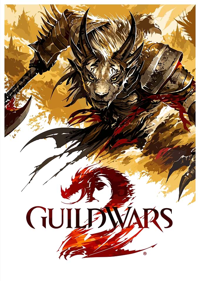 Guild Wars 2 Charr Warrior Poster