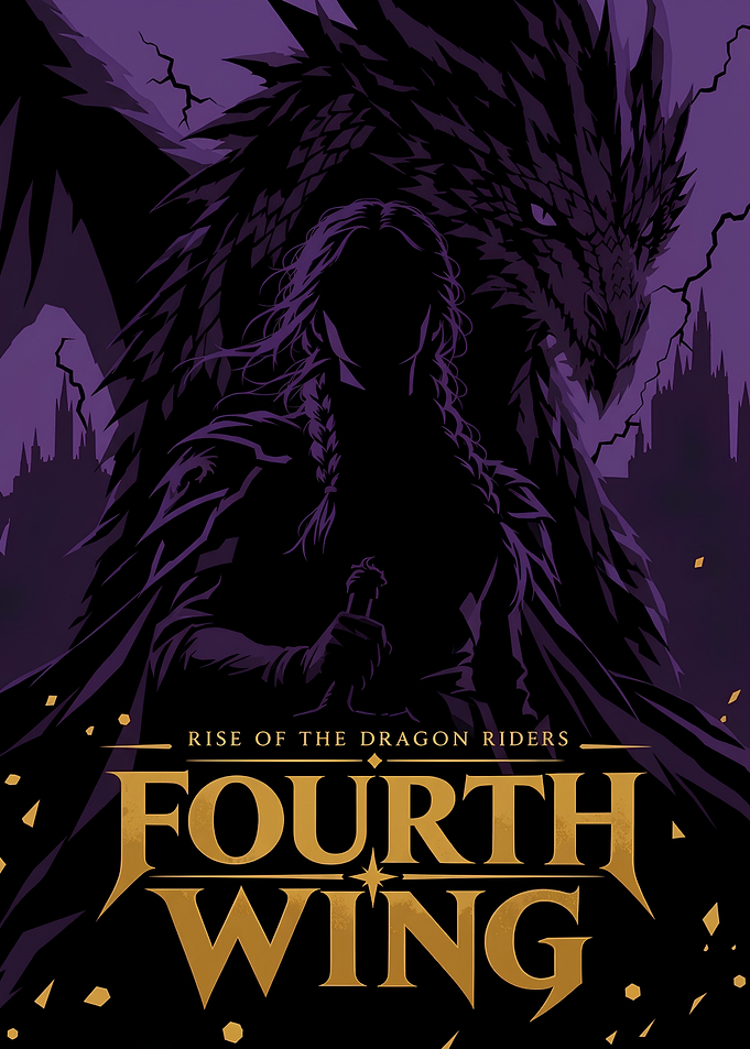 Fourth Wing Dragon Rider Poster