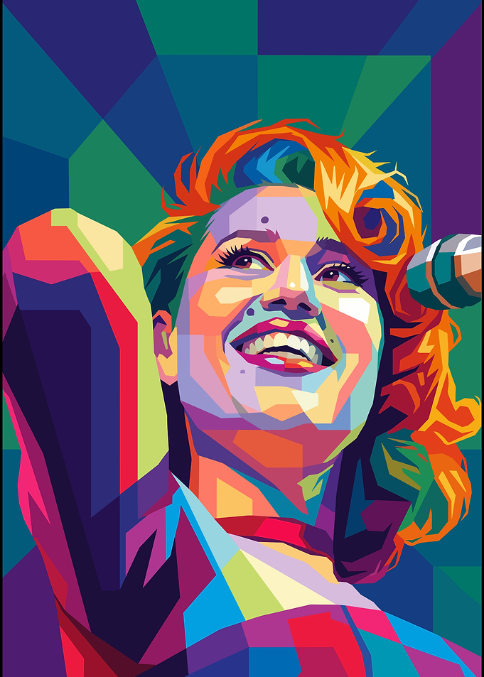Raye Pop Art Portrait
