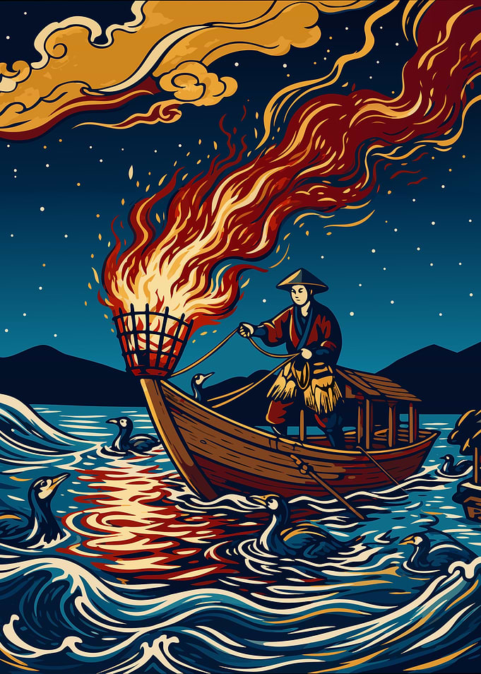 Fire on the River – Ancient Cormorant Fishing– The Spirit of Japan