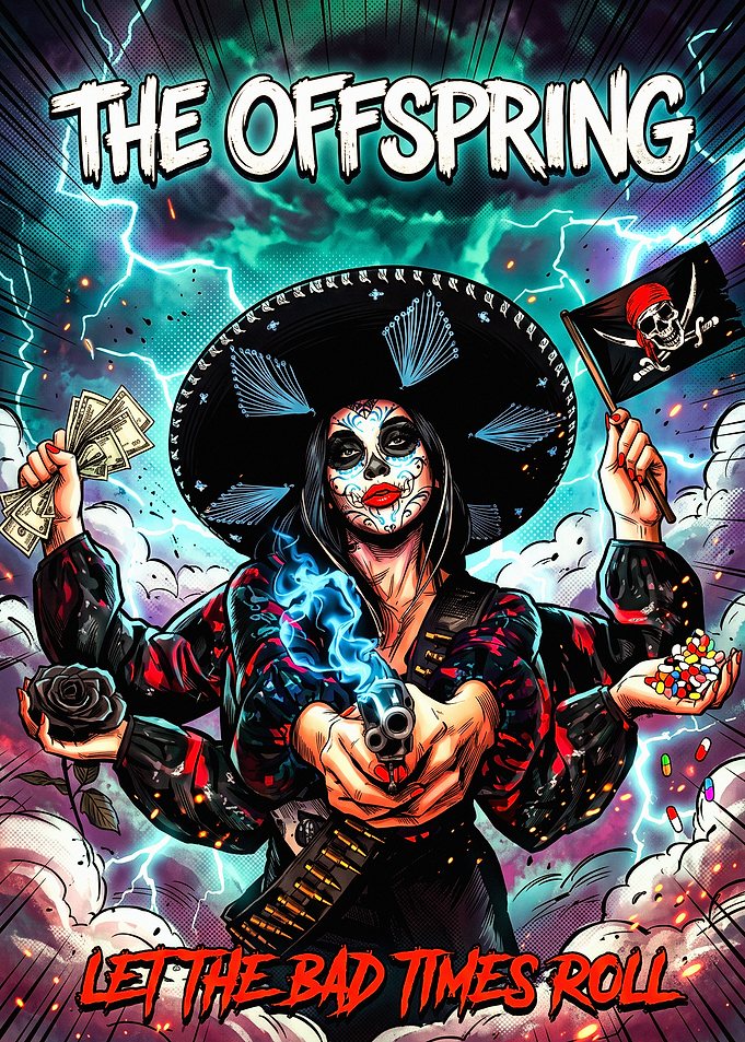 The Offspring Let The Bad Times Roll Poster