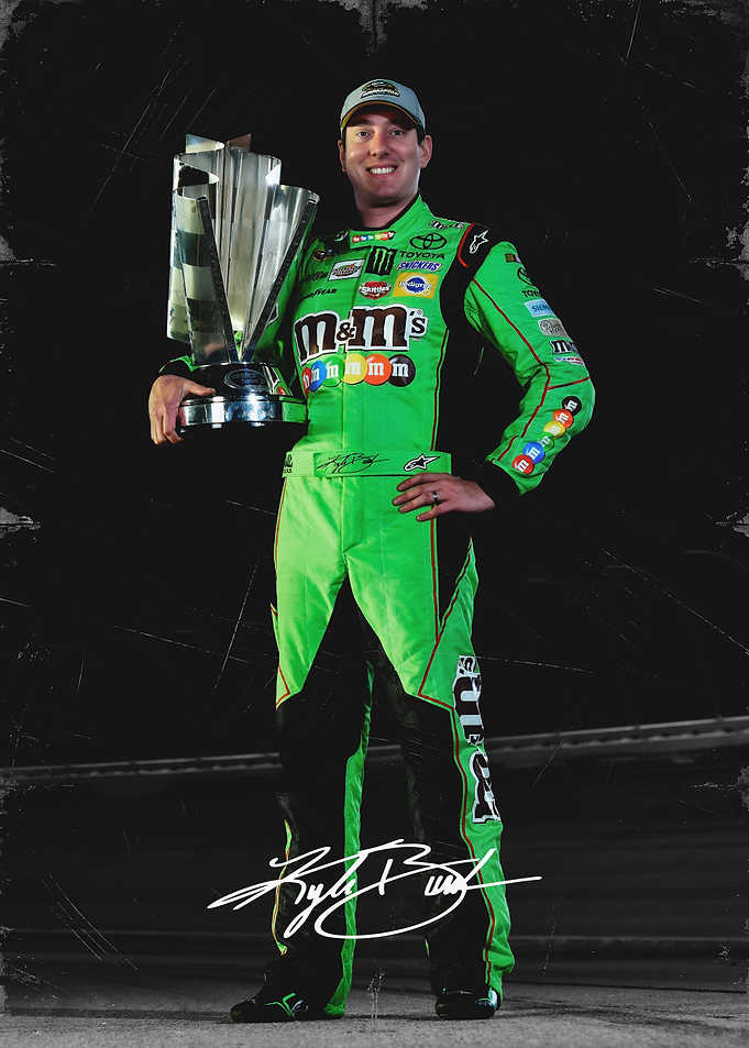 Kyle Busch NASCAR Champion Portrait