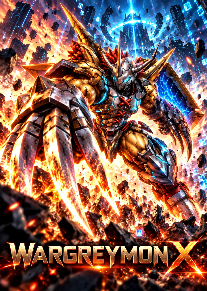 WarGreymon X Digimon Digital Art