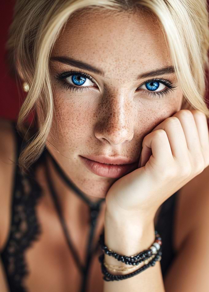 Portrait of a Blonde Woman
