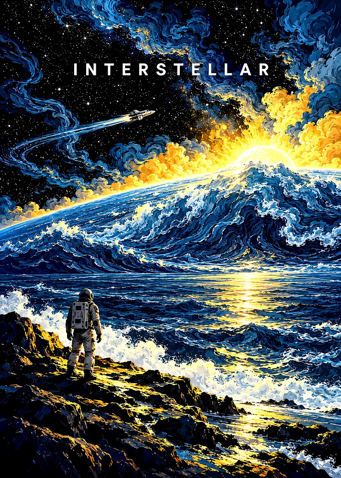 Interstellar Movie Poster Art